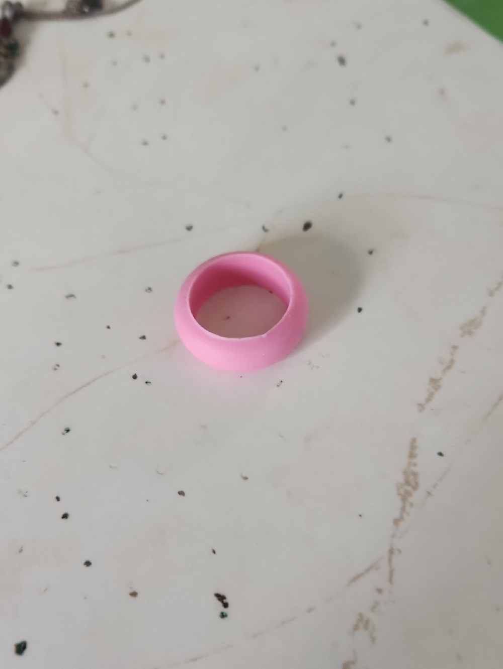 Pink Silicone Ring for Women